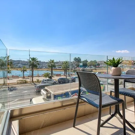 Modern Seafront With Views Of Valletta